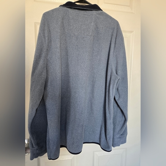 Nautica Men's Gray & Blue Quarter Zip Pullover Sweatshirt XXL - Pre-Owned - Picture 4 of 4